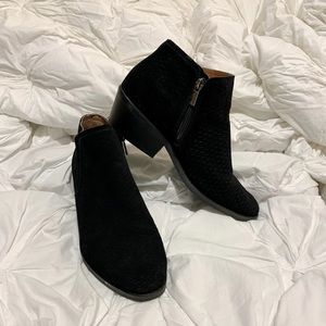 Lucky Brand Black Suede Booties